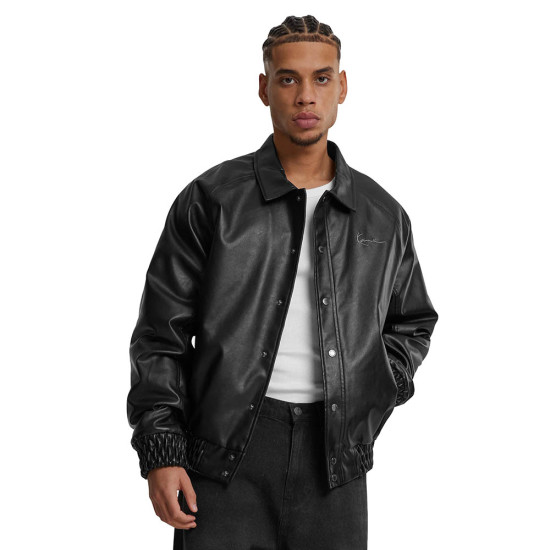 karl kani Ανδρικό μπουφάν kani star full PU college jacket